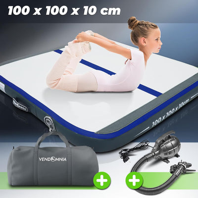 AIR Tracking TRACK Matte - aufblasbar Airtrack Tumbling Matte 10cm - 20cm hoch mit elektrischer Pump