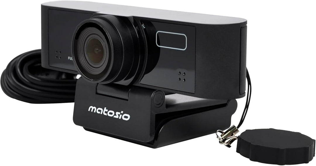 OwlEye Videokonferenzkamera, 1080p, USB | 2 Mikrofone mit Rauschunterdrückung, Autofokus, 84° Weitwi