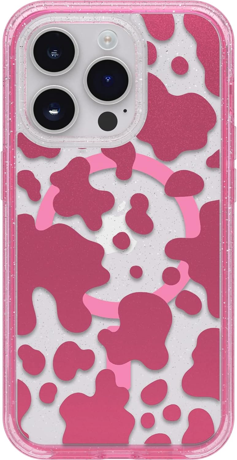 OtterBox Symmetry+ transparente Hülle für iPhone 14 Pro für MagSafe, stossfest, sturzsicher, schütze