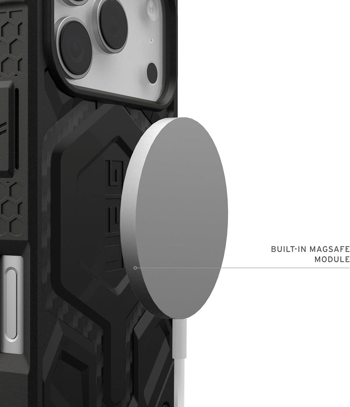URBAN ARMOR GEAR Monarch Pro Case kompatibel mit Apple iPhone 17 Pro Hülle (Wireless Charging/Magnet