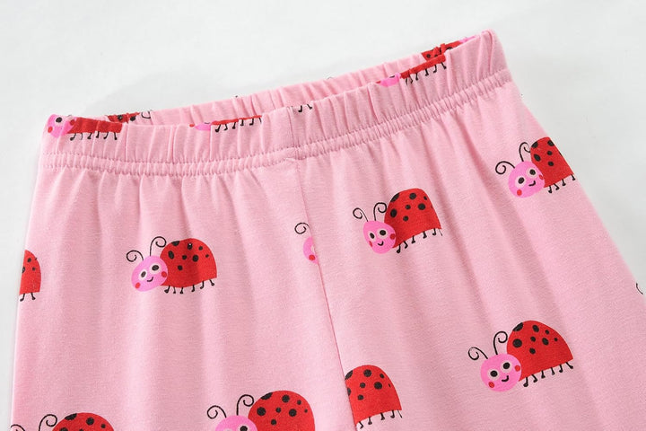 EULLA Kinder Mädchen Schlafanzüge Winter Pyjama Set Einhorn Meerjungfrau Schmetterling Marienkäfer G