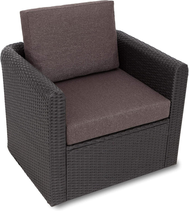 Kissen Set für Rattan / Korbsessel, Rückenlehne Sitz, Sitzkissen Outdoor Sitzpolster Gartenstuhl , S