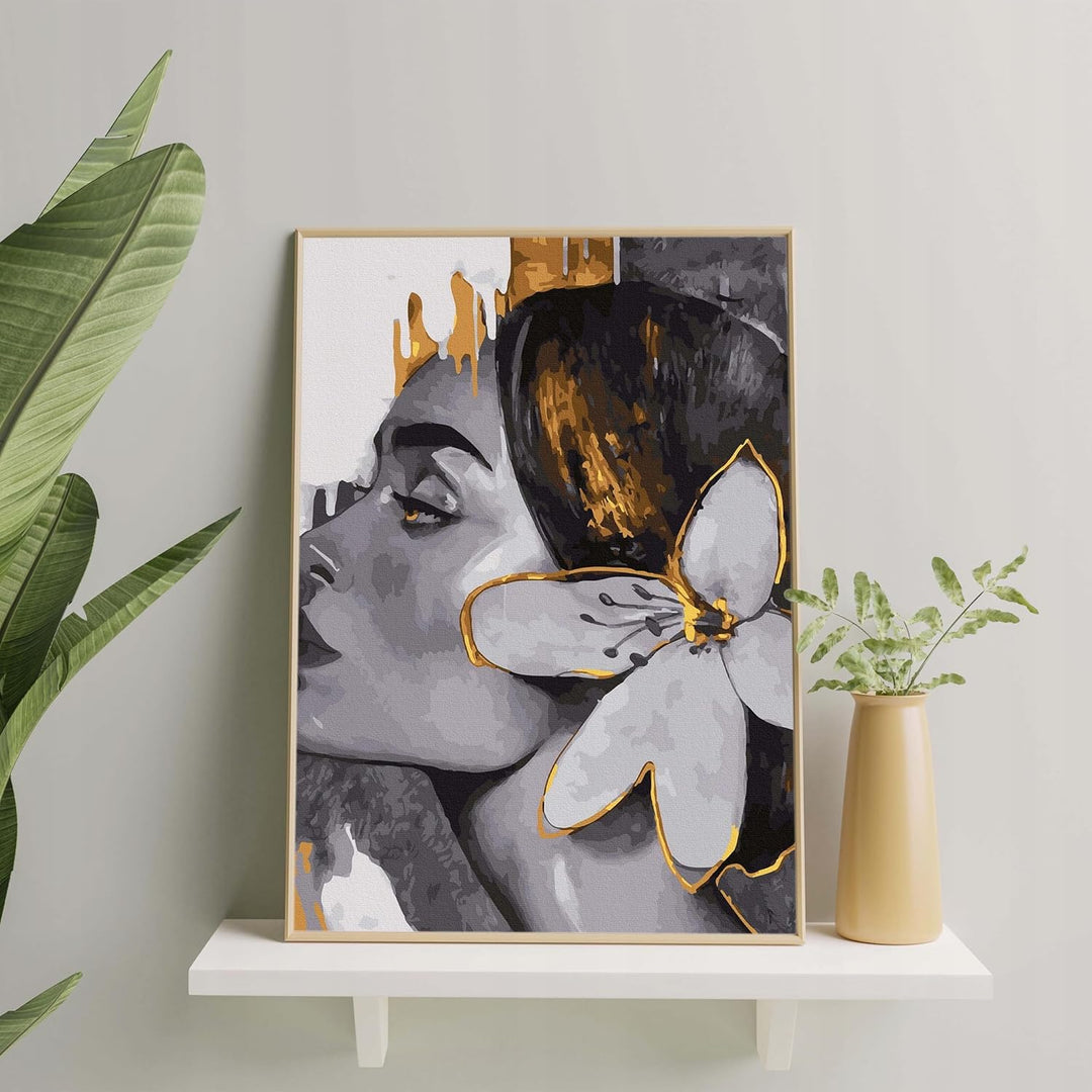 Oh Art! Malen Nach Zahlen Erwachsene Set Mit 3 Pinseln Und Acrylfarben Gemälde Acrylic Malerei DIY L