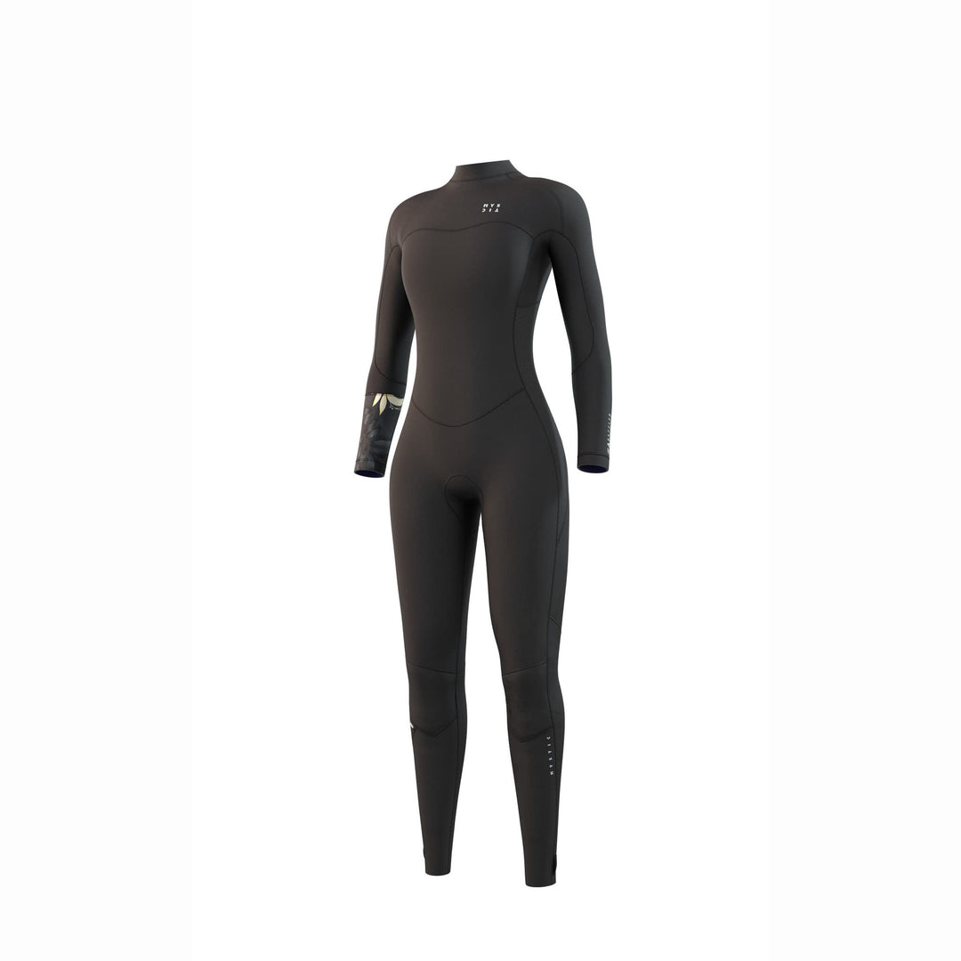 2023 Mystic Womens Dazzled 4/3 GBS Back Zip Wetsuit - Black, S
