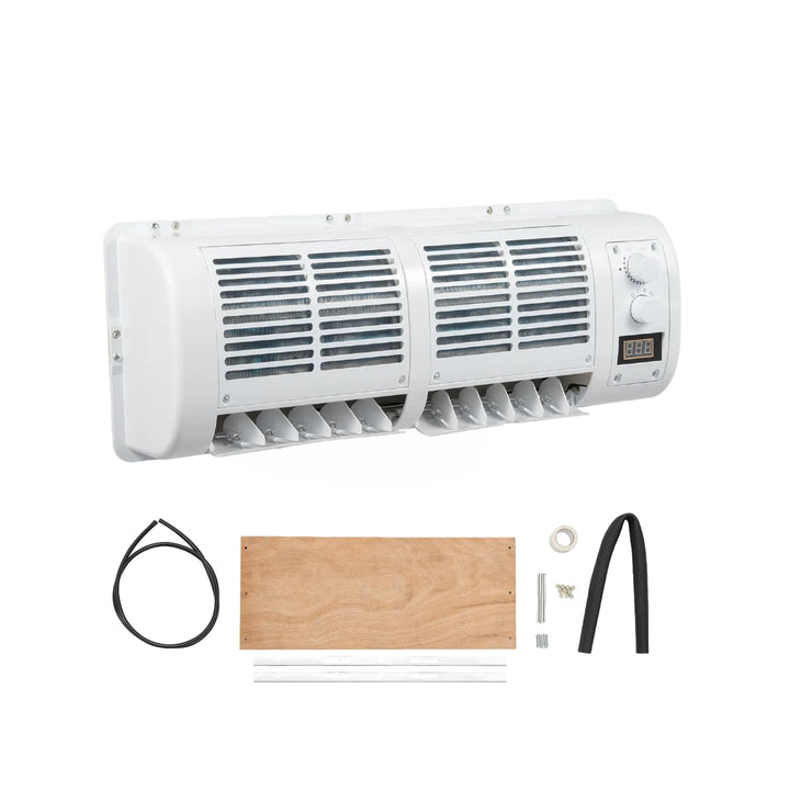 12V LKW Klimaanlage mit LCD Display, 100W Auto Split Klimagerät mit 3 Stufen & Temp Regler, Wandklim
