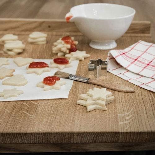 Anton Doll Holzmanufaktur, Backbrett mit Anschlagleisten Tante Berta ®, Naturprodukt 100%, handgefer