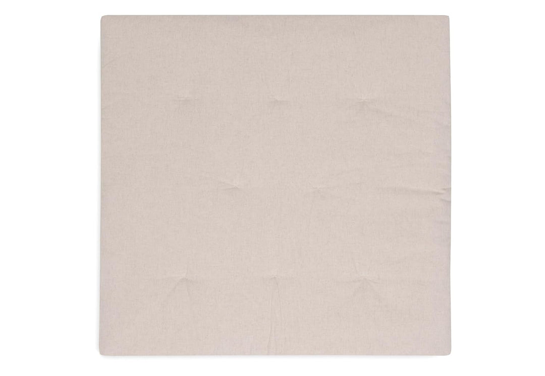 Jollein Krabbeldecke für Baby - Harvest Natural - 70% Baumwolle, 30% Leinen - Laufgittereinlage - 10