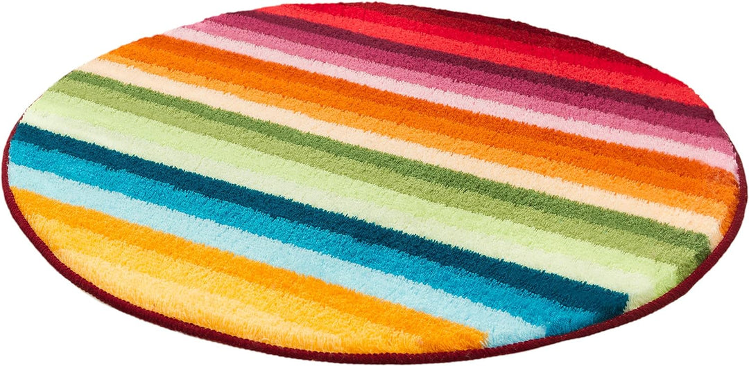 Meusch 2867148518 Badteppich Funky, 80 cm rund, multicolor 80 cm Bunt, 80 cm Bunt