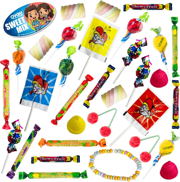 OYOY Schultüte gefüllt mit Süssigkeiten Mix I Schultüte Pegasus I Schultüte 35 cm I kleine Schultüte