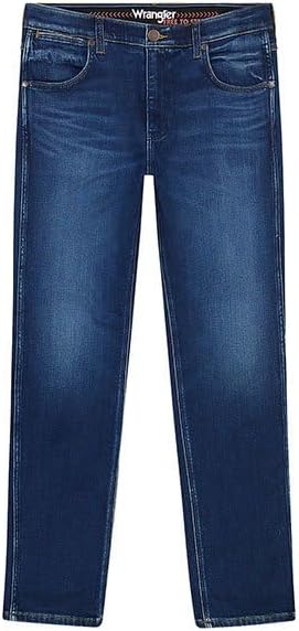 Wrangler Herren Jeans Greensboro Regular Fit Herrenhose Straight Blau W30 - W42 30W / 30L Blue Jam,