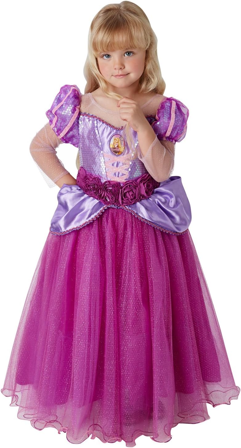 Rubie´s Offizielles Disney Princess Rapunzel Premium, Kind Kostüm – Medium Medium Ages 5 - 6, Medium