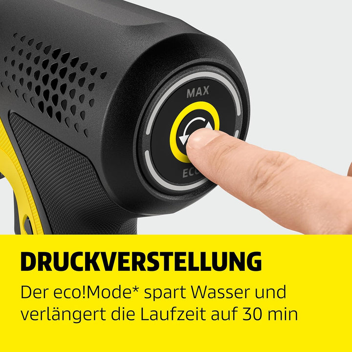Kärcher Akku-Druckreiniger OC 7-18 Handheld, mobiler Outdoor-Reiniger, Druck: max. 24 bar, 250 l/h,