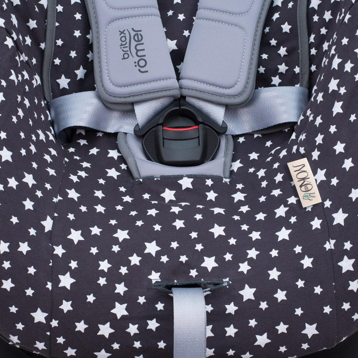 JYOKO Kids Bezug kompatibel mit Romer Dualfix, Swingfix (Winter SkyDUALFIX ISIZE - SWINGFIX ISIZE) D