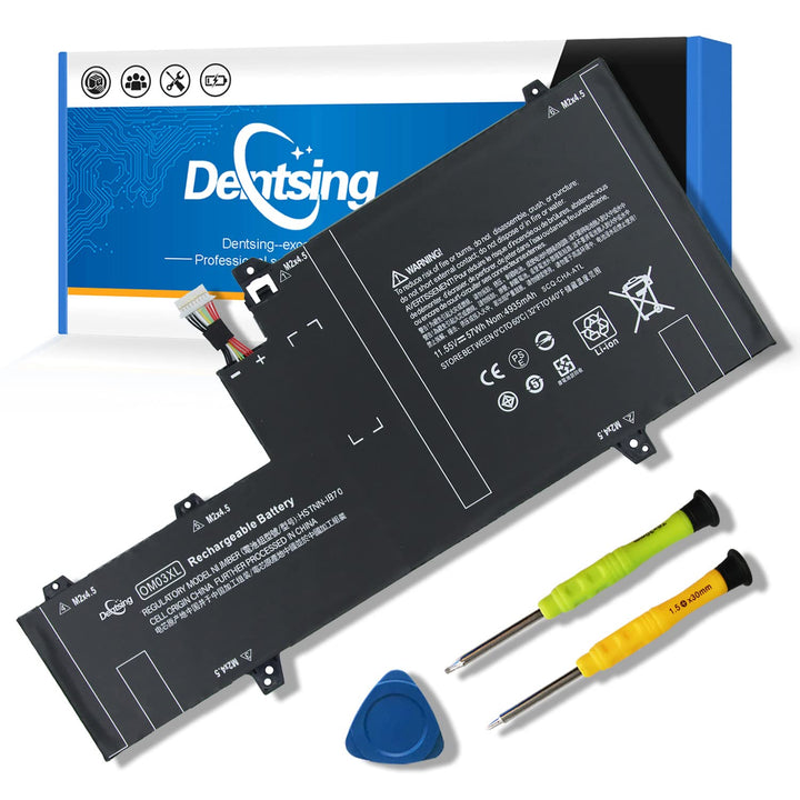 K KYUER 11.55V 57Wh OM03XL Laptop Akku Replacement für HP EliteBook X360 1030 G2 Series 13.3" 863167