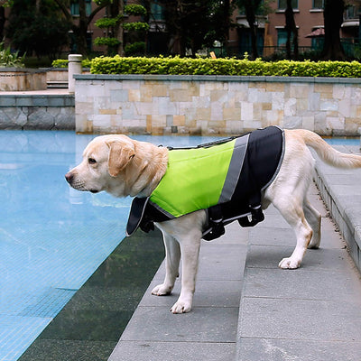 PETCUTE Schwimmwesten für Hunde Rettungsweste für Hunde Hundeschwimmweste Reflektierende Badebekleid