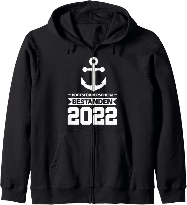 Bootsführerschein 2022 Bootsführer Bootsfahrer Kapuzenjacke