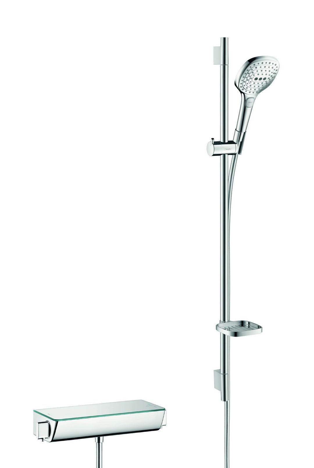 hansgrohe Raindance Select E 120 Thermostatset 0,90m, 3 Strahlarten, Chrom 0,90m Set Chrom, 0,90m Se