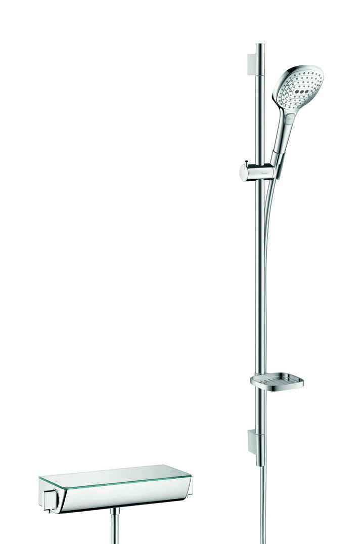 hansgrohe Raindance Select E 120 Thermostatset 0,90m, 3 Strahlarten, Chrom 0,90m Set Chrom, 0,90m Se