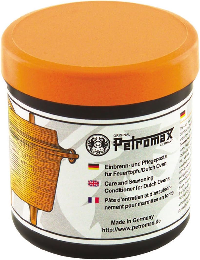 Pflegepaste für Petromax Guss- und Schmiedeeisen, 250 ml - Einbrennpaste Feuertopf Dutch Oven Schutz