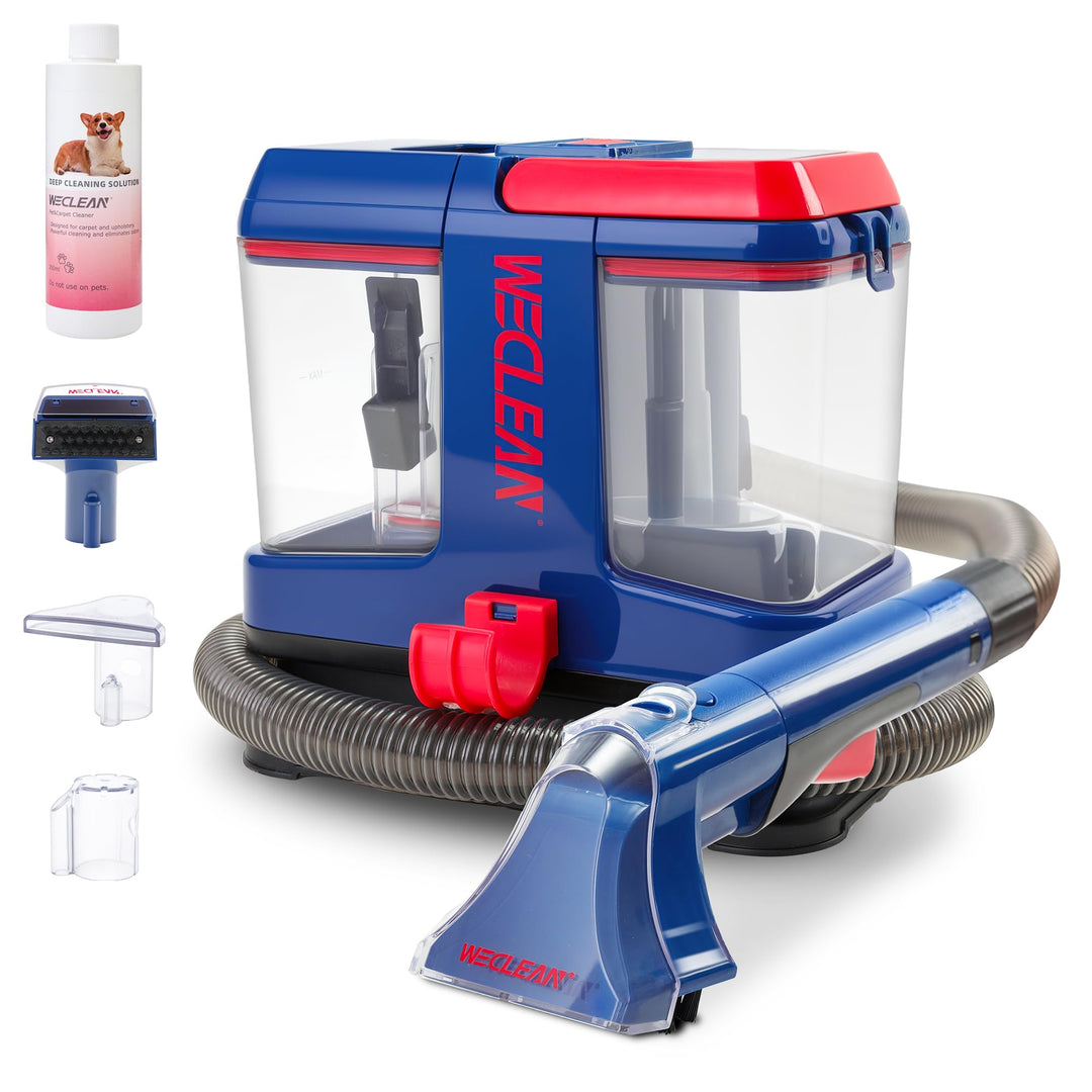 WECLEAN C5 Teppichreiniger Tragbar, Teppich & Polster Reinigungsgerät für Tiefenreinigung, mit 350W