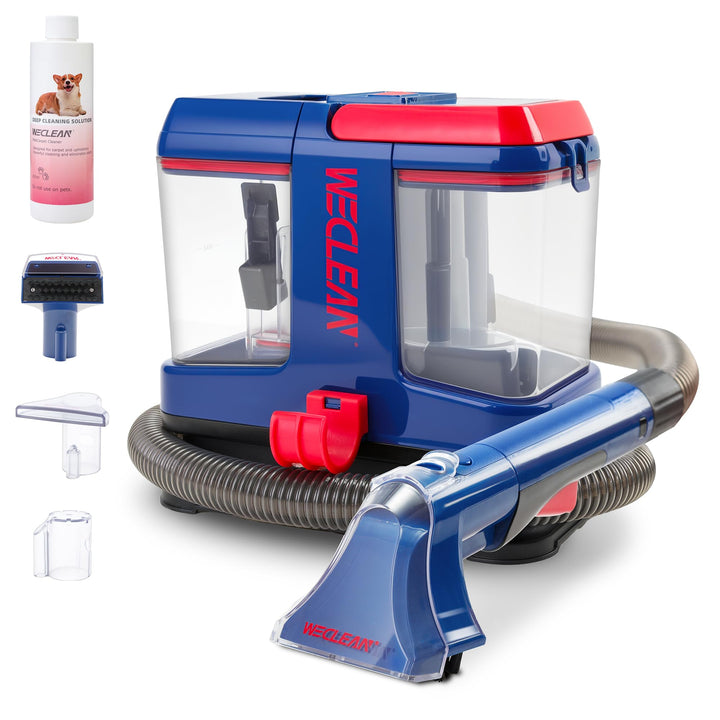 WECLEAN C5 Teppichreiniger Tragbar, Teppich & Polster Reinigungsgerät für Tiefenreinigung, mit 350W
