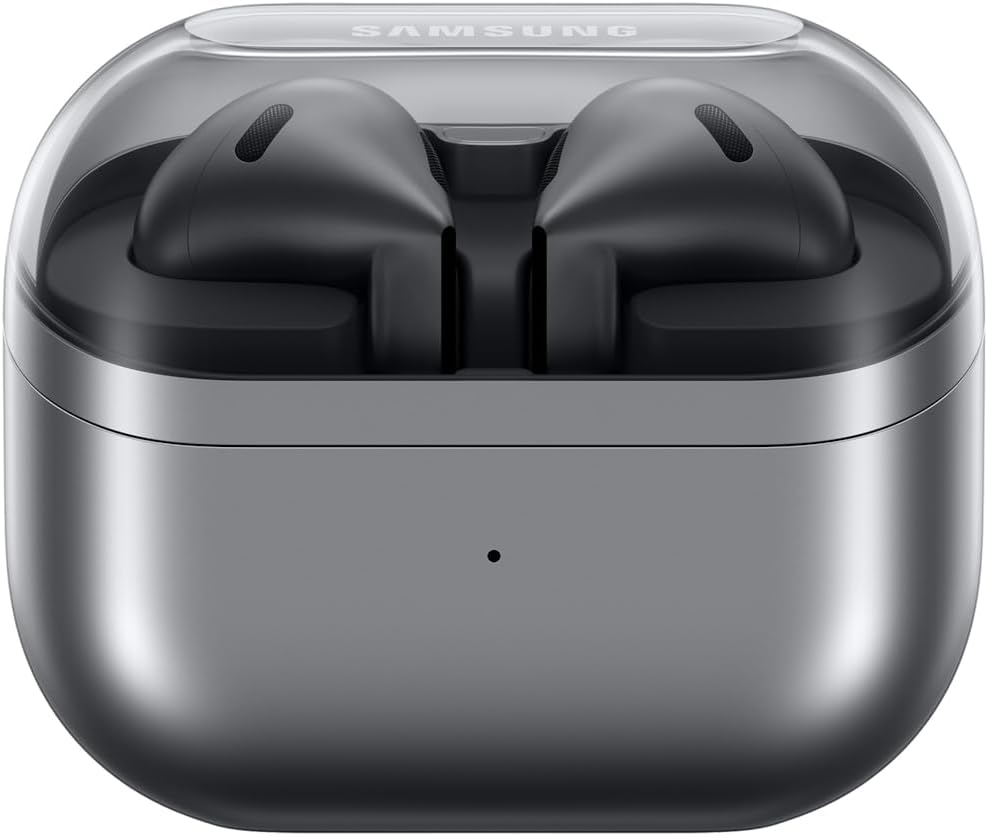 SAMSUNG Galaxy Buds3 kabellose Kopfhörer mit aktiver Geräuschunterdrückung Silber, bunt, S71004447