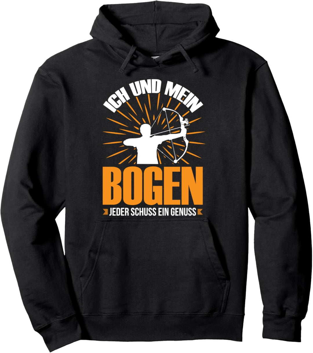 Bogenschiessen Bogenschütze Bogen Pullover Hoodie