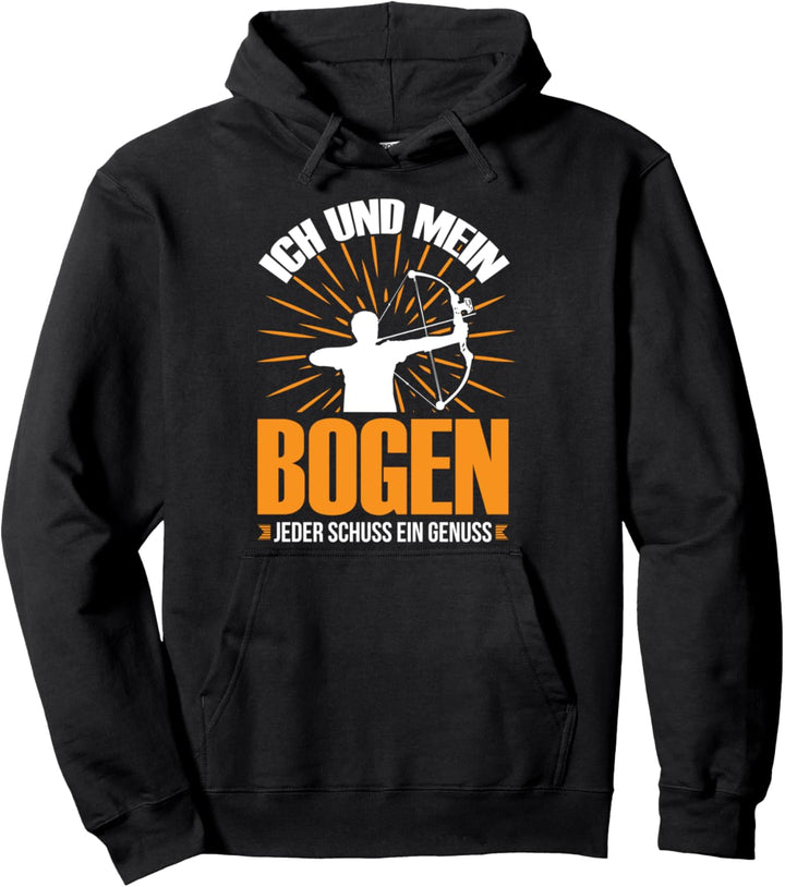 Bogenschiessen Bogenschütze Bogen Pullover Hoodie