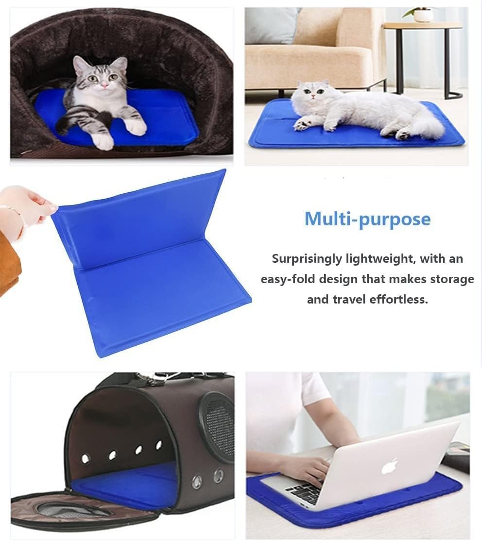 Jolitac Kühlmatte Kühlkissen Kühldecke Haustier Hunde Katze Bett Für Auto Boden Sofa 3 Grössen (80x9
