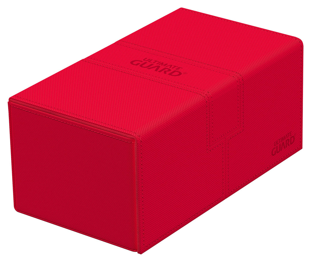 Ultimate Guard Twin Flip`n`Tray 200+ XenoSkin Monocolor Rot, Rot