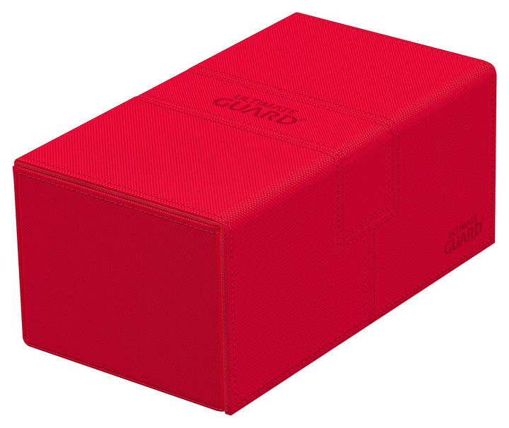 Ultimate Guard Twin Flip`n`Tray 200+ XenoSkin Monocolor Rot, Rot