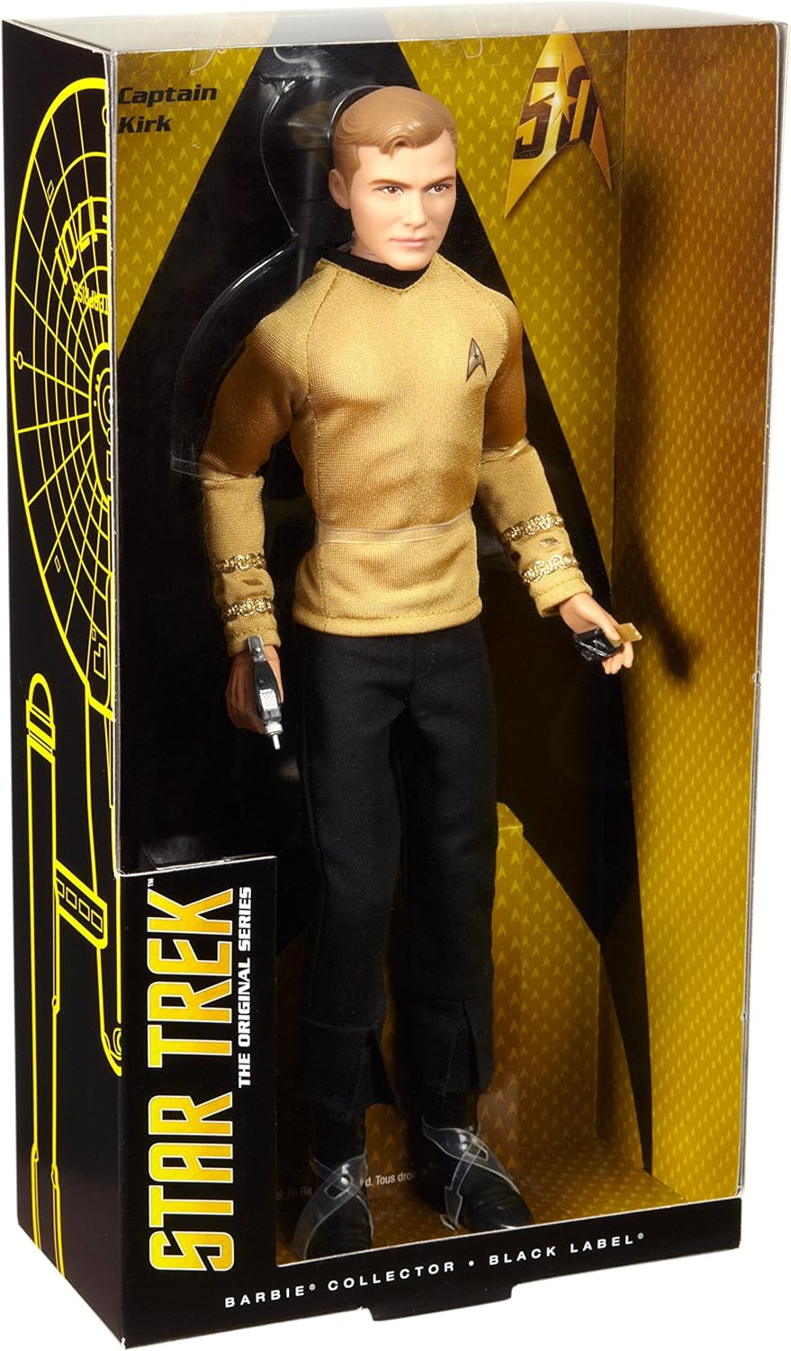Mattel Barbie DGW69 Star Trek 25th Anniversary Kirk, Puppen