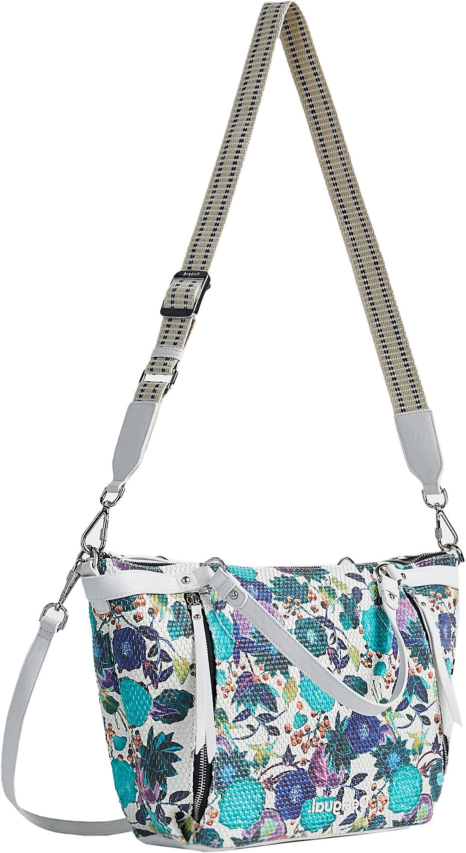 Desigual Womens BOLS_ETEREA Blue LI Hand Bag, One Size