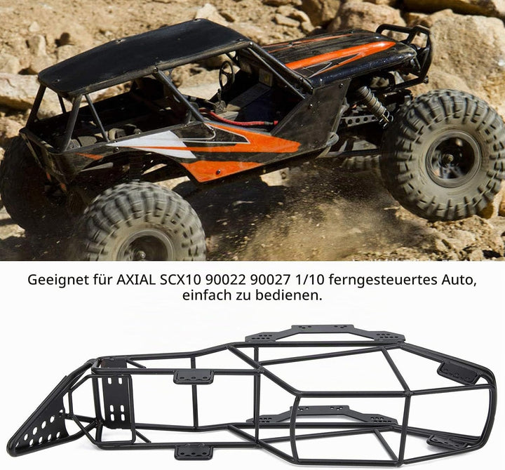 RC-Überrollkäfig, Metall-Überrollkäfig, Vollrohr-Rahmen, Karosserie-Chassis für Axial SCX10 1/10 RC