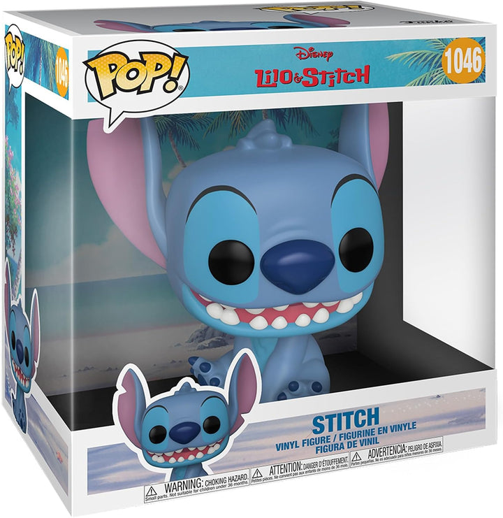 Funko Pop! Jumbo: Disney - Lilo & Stitch - Stitch - Lilo und Stitch - Vinyl-Sammelfigur - Geschenkid