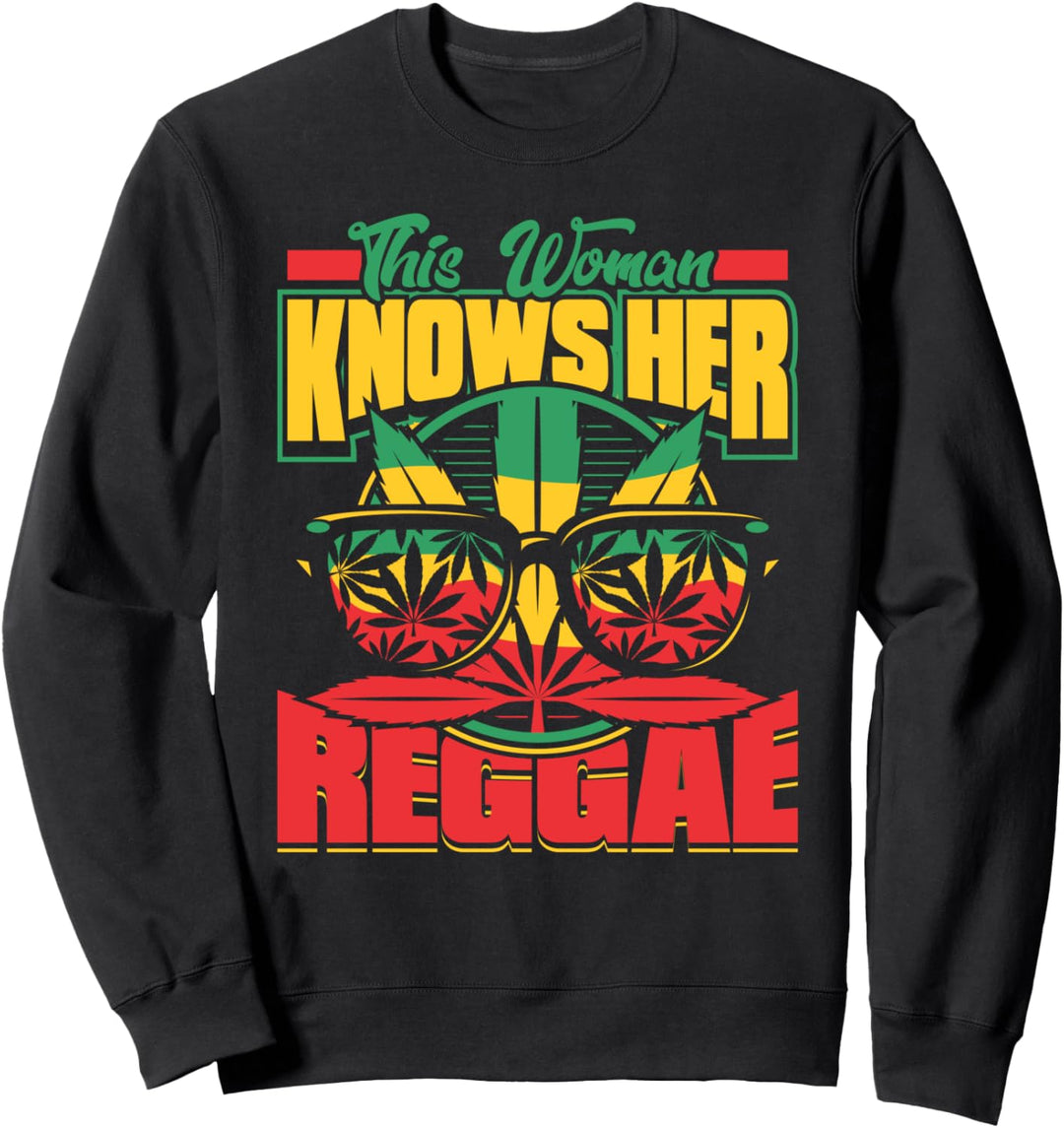 Reggae Dancehall Musik - Rasta Rastafari Reggae Sweatshirt