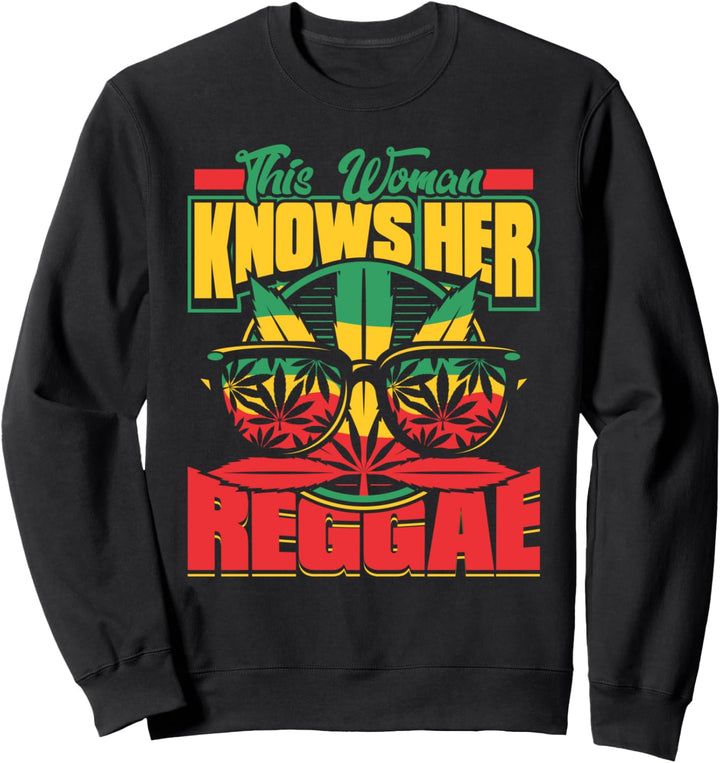 Reggae Dancehall Musik - Rasta Rastafari Reggae Sweatshirt
