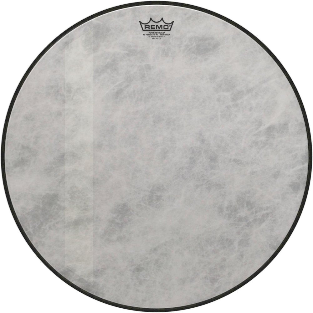 Remo Schlagzeugfell Powerstroke 3 Fiberskyn Diplomat Felt Tone 18" P3-1518-FD-FLT, 18"