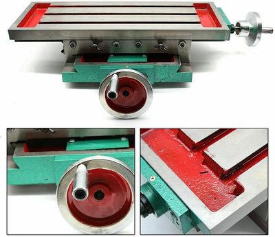 Multifunktion Kreuztisch Frästisch Bohrtisch Schraubstock Tischbohrmaschine 450 mm, Frässchraubstock