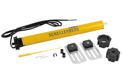 Schellenberg 20615 Rolladenmotor MAXI Standard 15 Nm, mechanische Endlageneinstellung, Rohrmotor für