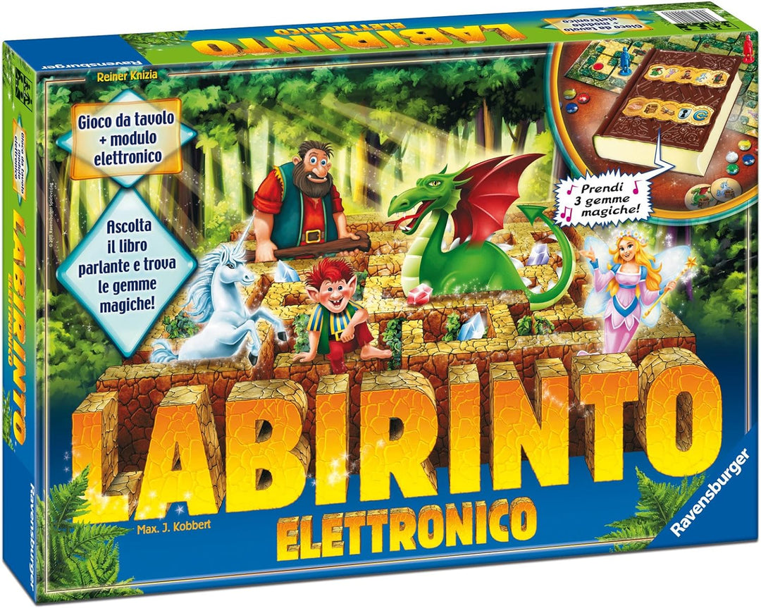Ravensburger Italy - Elektronisches Labyrinth Brettspiele, Mehrfarbig, 26552