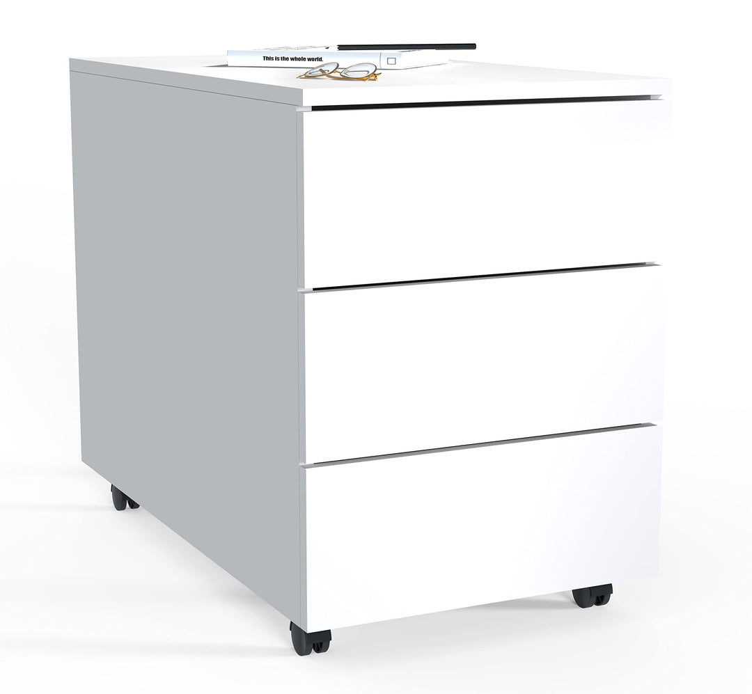 VCM Rollcontainer | Beistellcontainer mit Schubladen |Masse ca. H. 55 x B. 39 x T. 70 cm | Büroconta