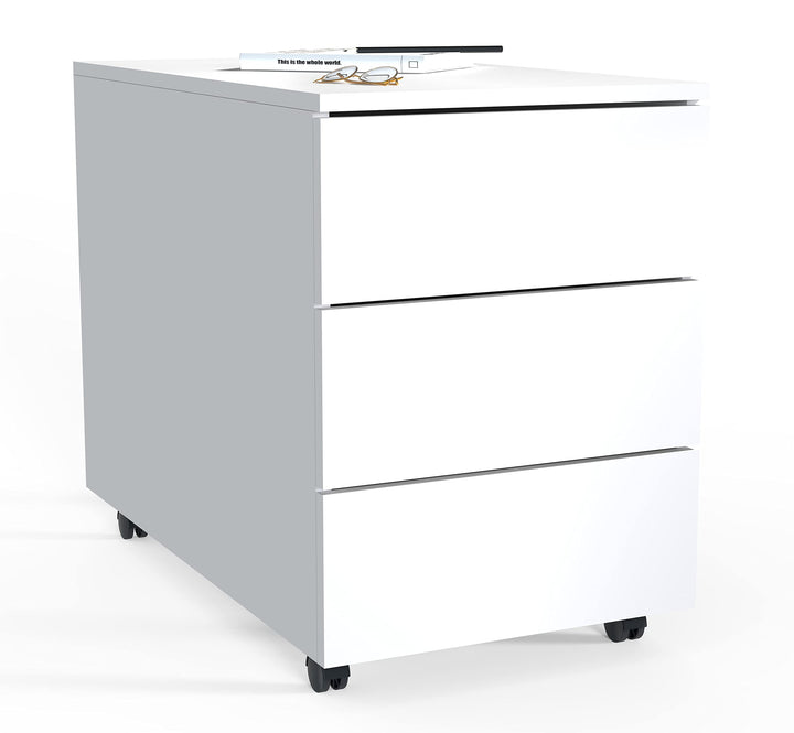 VCM Rollcontainer | Beistellcontainer mit Schubladen |Masse ca. H. 55 x B. 39 x T. 70 cm | Büroconta