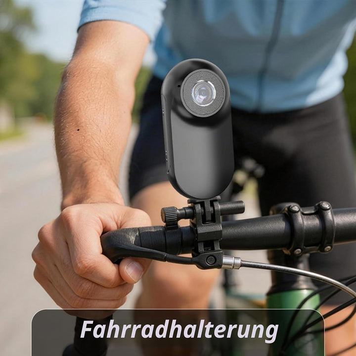 Mini Body Cam mit Magnetgurt, freihändige POV Kamera 26g inkl.Speicherkarte，Action cam für Motorradh