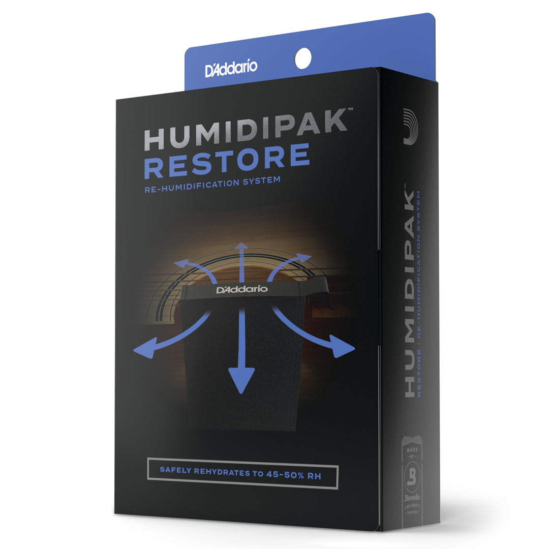 D'Addario Gitarre Luftbefeuchter - Guitar Humidifier - Humidipak Wiederherstellungsset - Automatisch