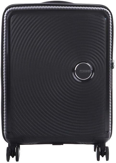 American Tourister Soundbox - Spinner S Erweiterbar Handgepäck, 55 cm, 41 L, Schwarz (Bass Black) Sc