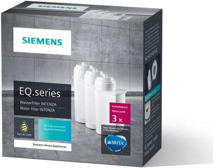 Siemens TZ70033 Brita Intenza Wasserfilter, reduziert Kalkgehalt im Wasser, für EQ.Serie und Einbauv