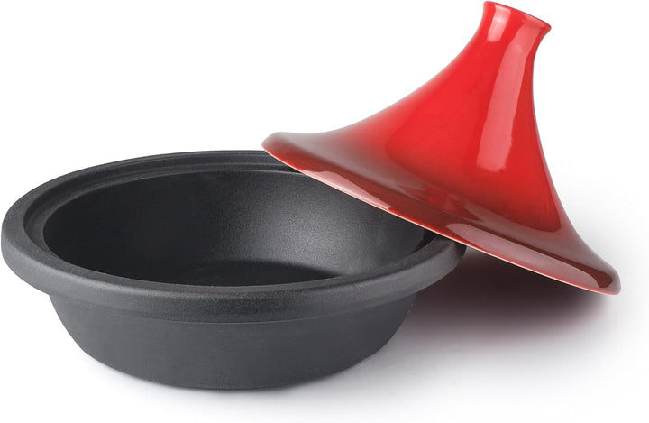 IBILI Tajine H-Klasse, 32 cm, Körper aus Gusseisen und Keramikdeckel, induktionsgeeignet, 32 cm