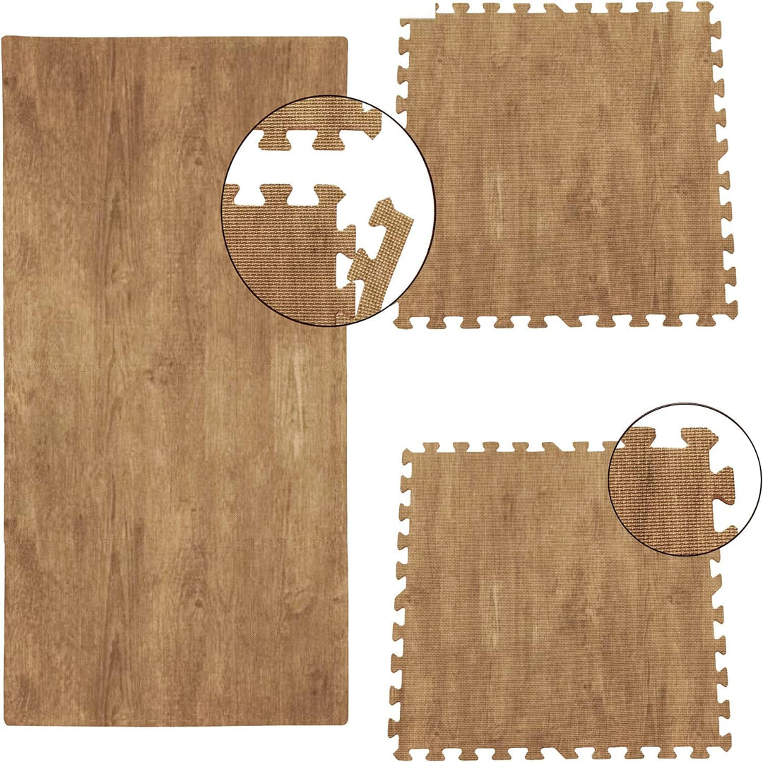 Sporttrend 24® 12 Schutzmatten + 24 Randstücke Set Farbwahl 60x60x1cm | 4,32qm | Bodenschutzmatte Sp
