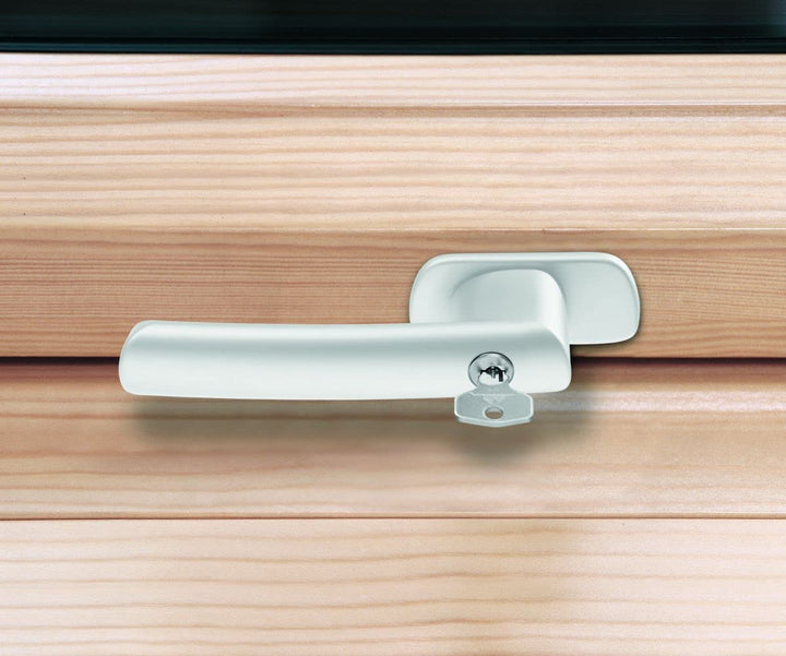 Original Roto Fenstergriff | Fenster Griff für Dachfenster der Baureihe R6 und R8 Holz | Abschliessb